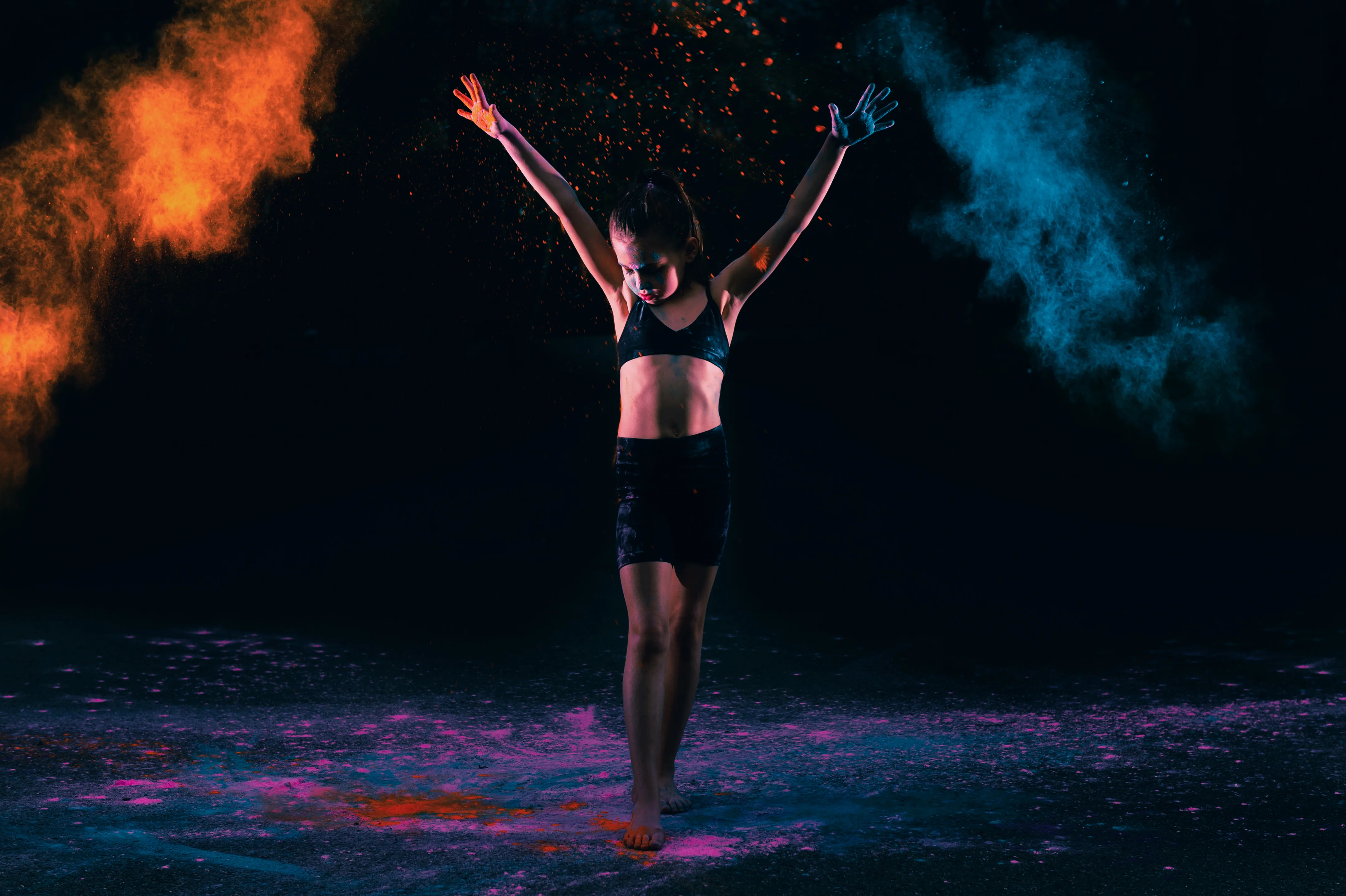 Dance portrait with professional studio lighting - Eastern Pennsylvania dance photographer