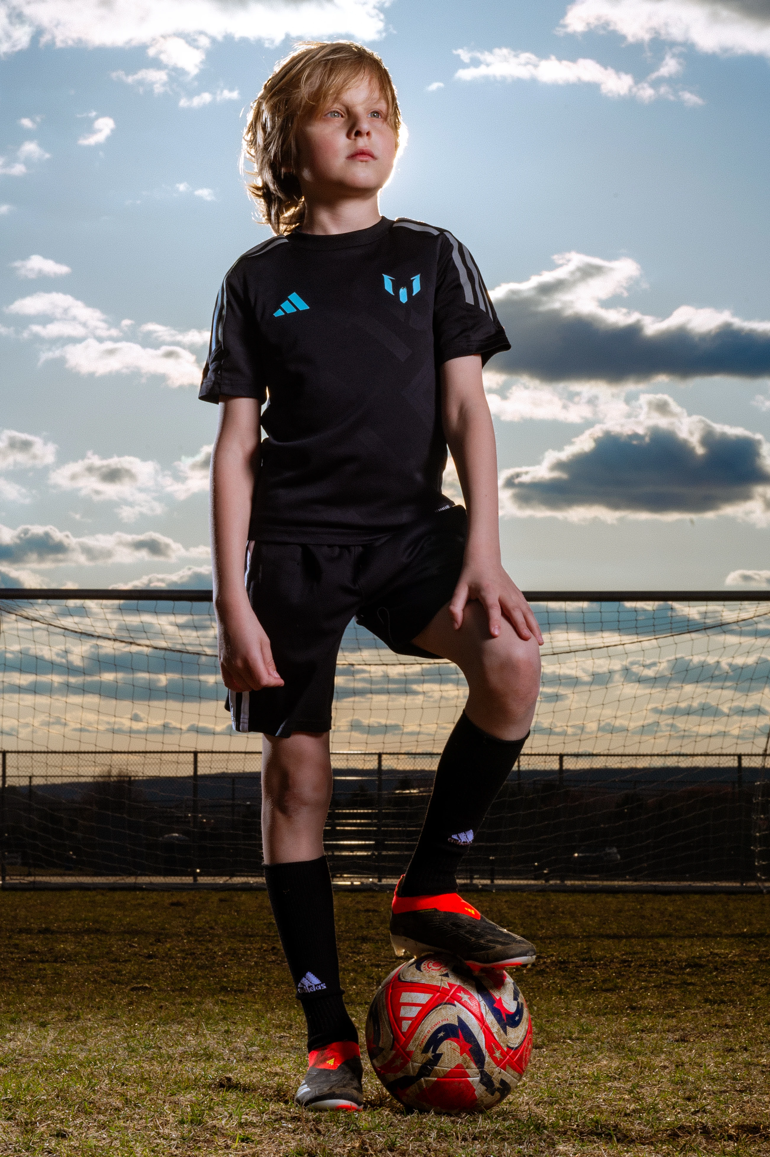 Athlete close-up portrait — Sunnyville sports portraits